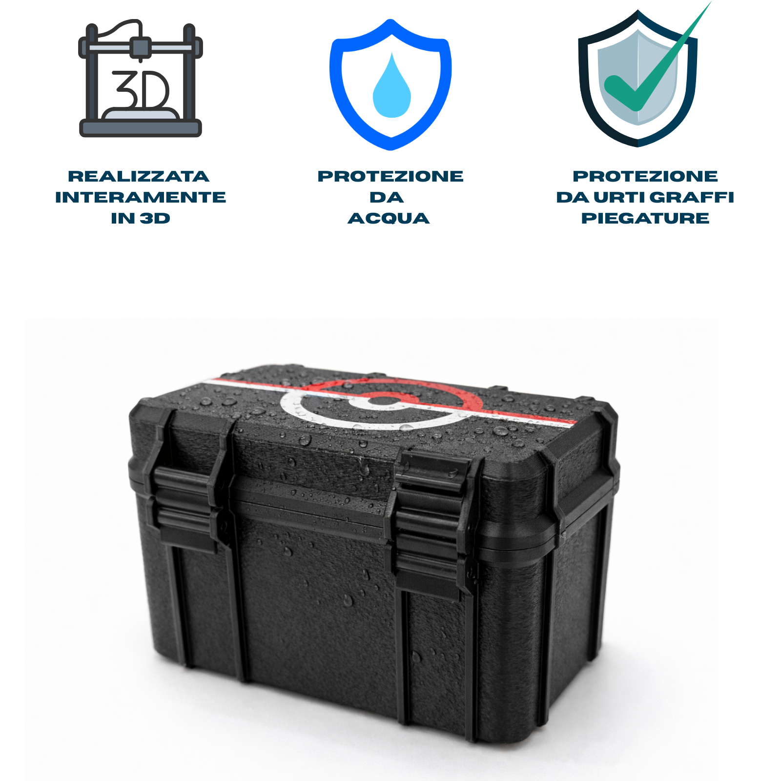 Valigetta Custodia Porta Carte Con Top Loader 40X Slot Regular per Pokémon Magic YuGiOh Panini One Piece accessori