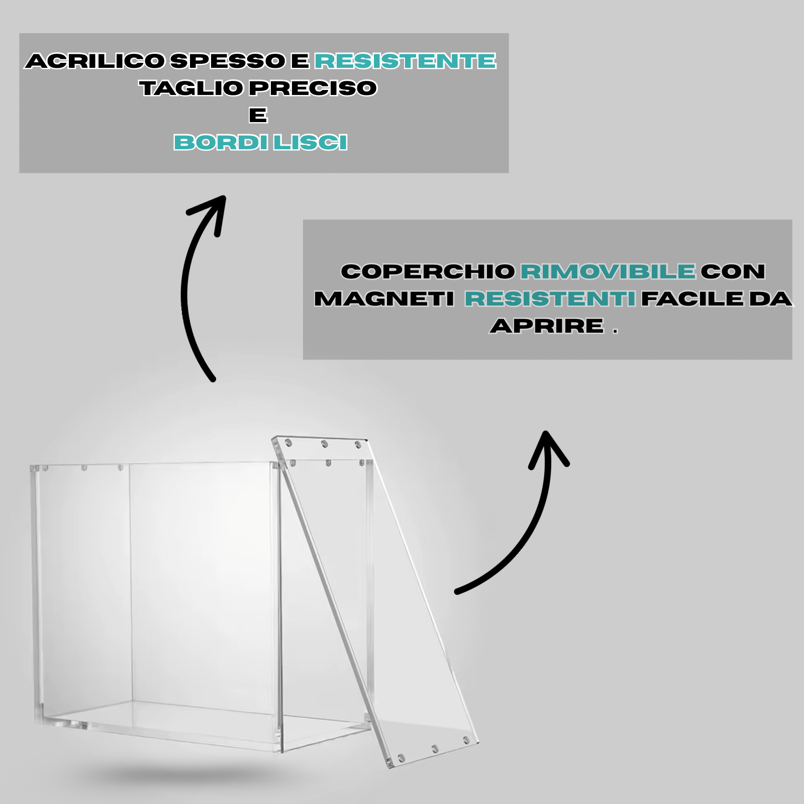 Teca case In Acrilico Protettiva Per Etb Set Allenatore  Tappo Magnetico Pokémon